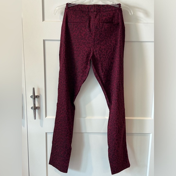 Banana Republic slim red and charcoal grey pants. Size 2 - Picture 2 of 3